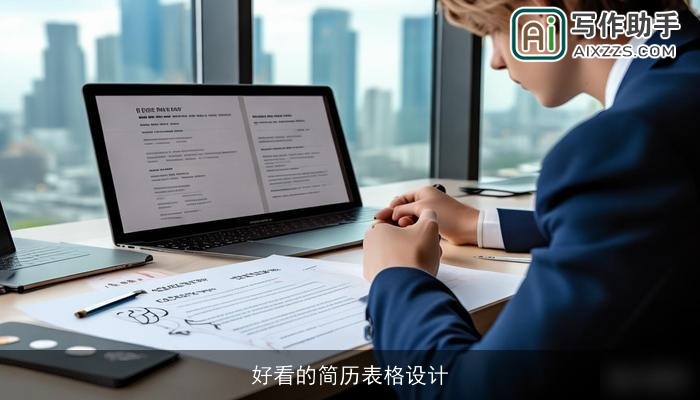 好看的简历表格设计