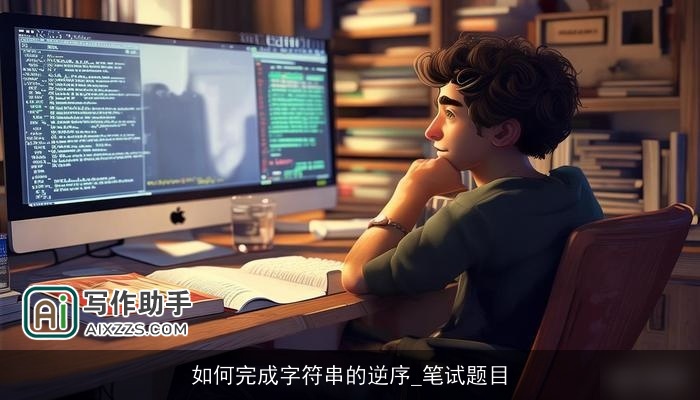 如何完成字符串的逆序_笔试题目