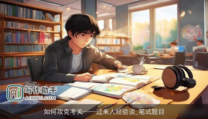 如何攻克考关——过来人经验谈_笔试题目