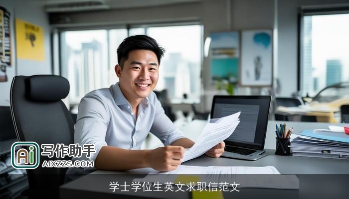 学士学位生英文求职信范文