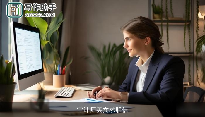 审计师英文求职信