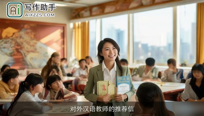 对外汉语教师的推荐信