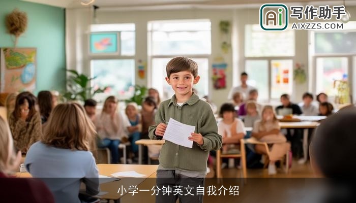 小学一分钟英文自我介绍