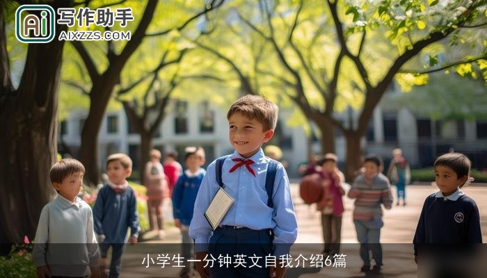 小学生一分钟英文自我介绍6篇