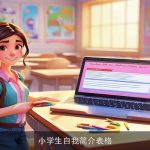 小学生自我简介表格