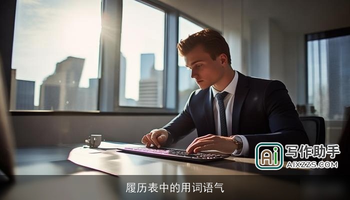 履历表中的用词语气