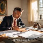 履历表基本内容