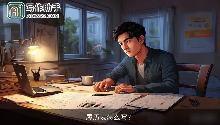 履历表怎么写？