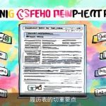 履历表的切重要点