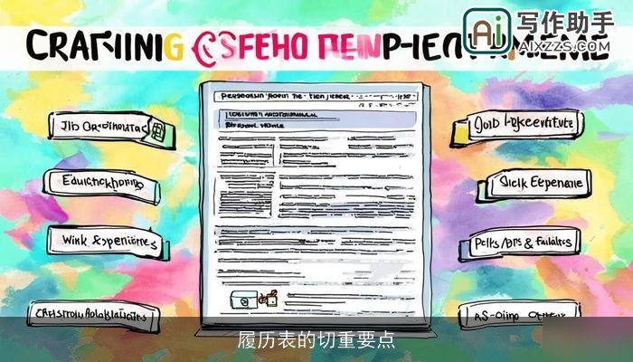 履历表的切重要点