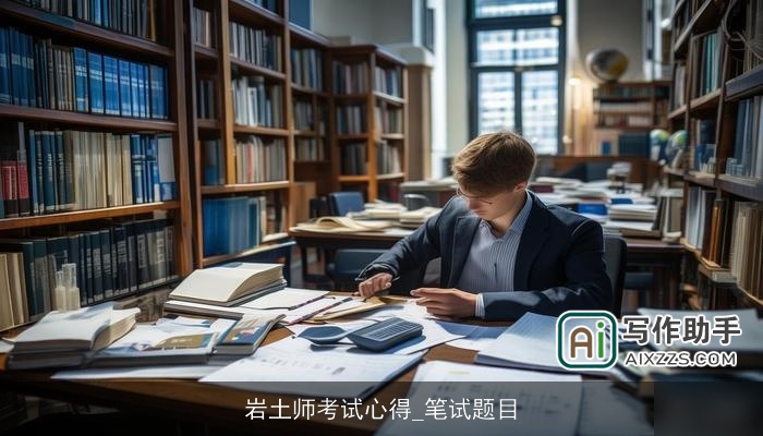 岩土师考试心得_笔试题目
