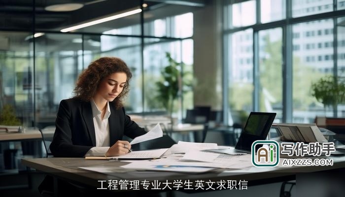 工程管理专业大学生英文求职信