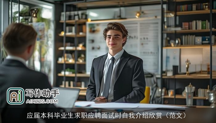 应届本科毕业生求职应聘面试时自我介绍欣赏（范文）