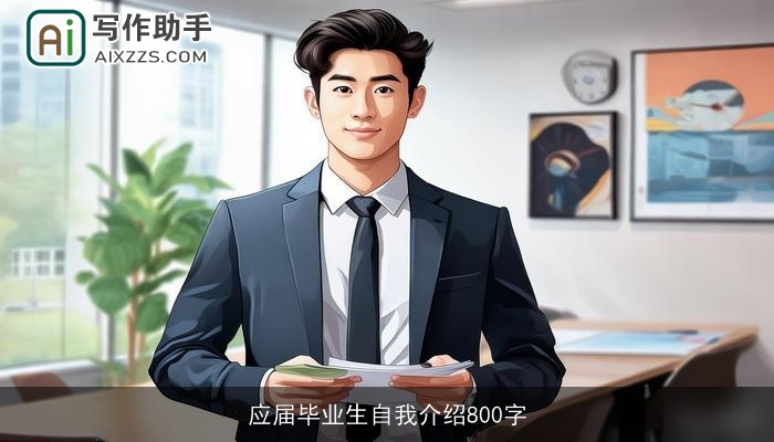 应届毕业生自我介绍800字