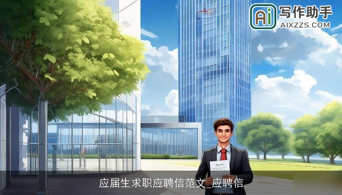应届生求职应聘信范文_应聘信