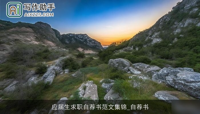 应届生求职自荐书范文集锦_自荐书