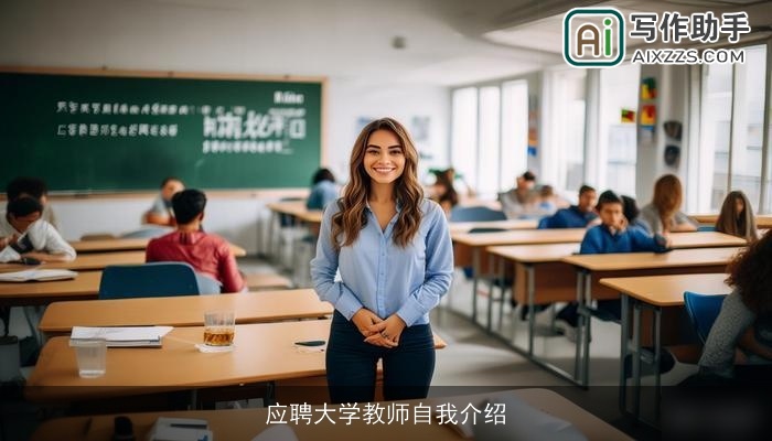 应聘大学教师自我介绍