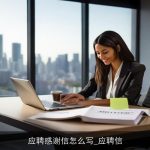 应聘感谢信怎么写_应聘信