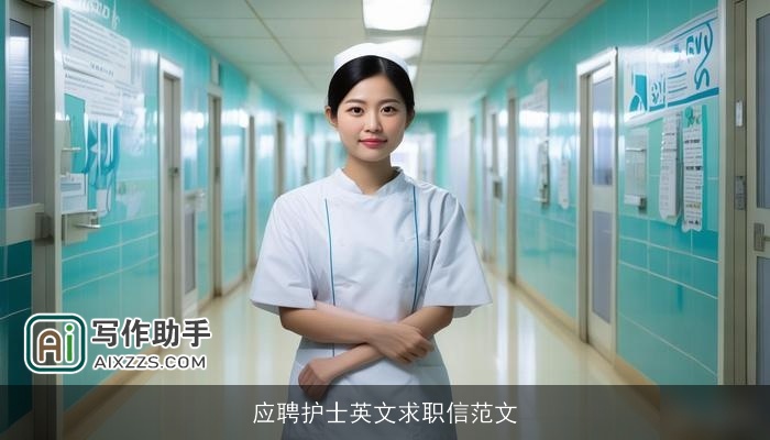 应聘护士英文求职信范文