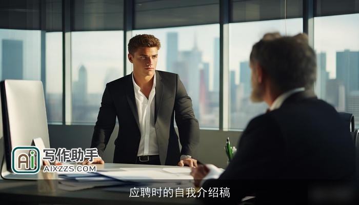 应聘时的自我介绍稿