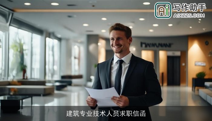 建筑专业技术人员求职信函