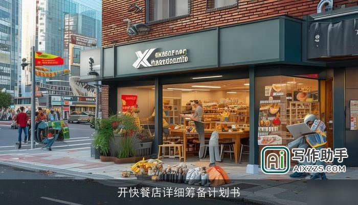 开快餐店详细筹备计划书