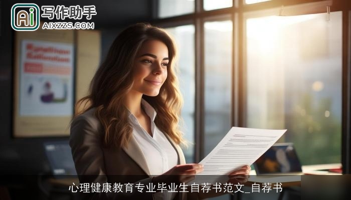 心理健康教育专业毕业生自荐书范文_自荐书