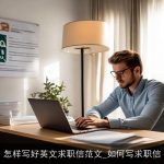 怎样写好英文求职信范文_如何写求职信