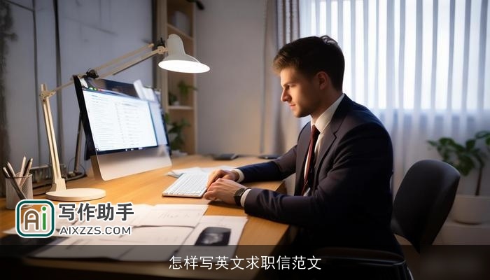 怎样写英文求职信范文