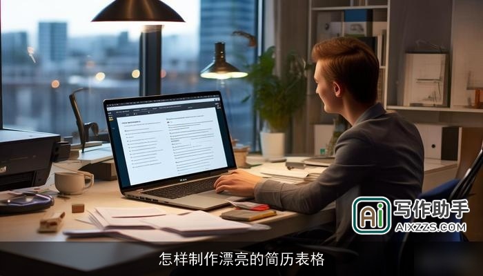 怎样制作漂亮的简历表格