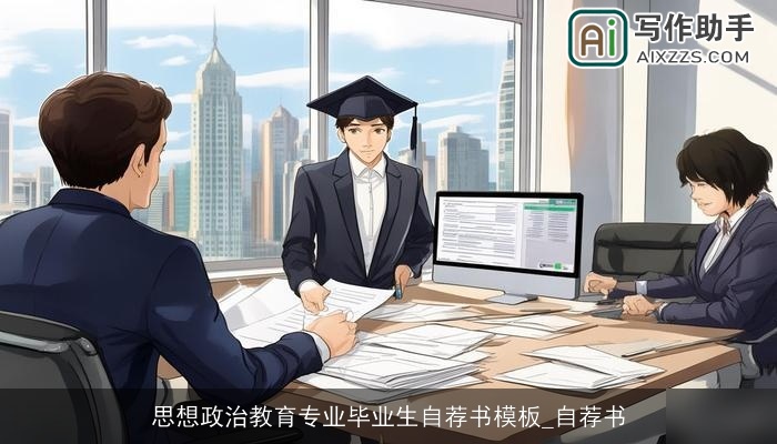 思想政治教育专业毕业生自荐书模板_自荐书