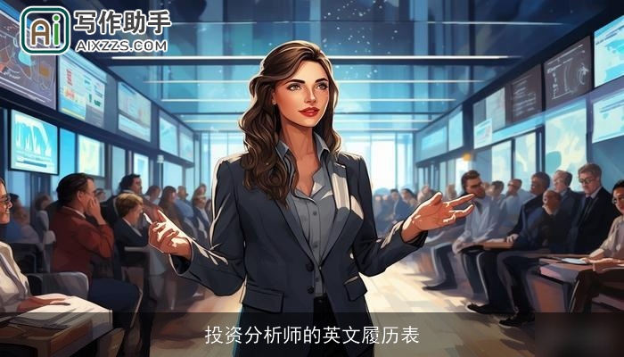 投资分析师的英文履历表