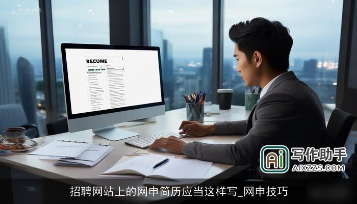 招聘网站上的网申简历应当这样写_网申技巧