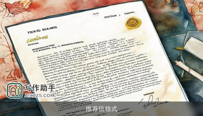 推荐信格式