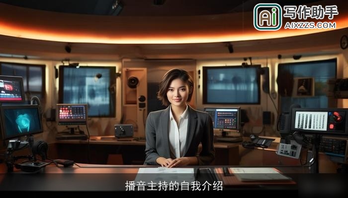 播音主持的自我介绍