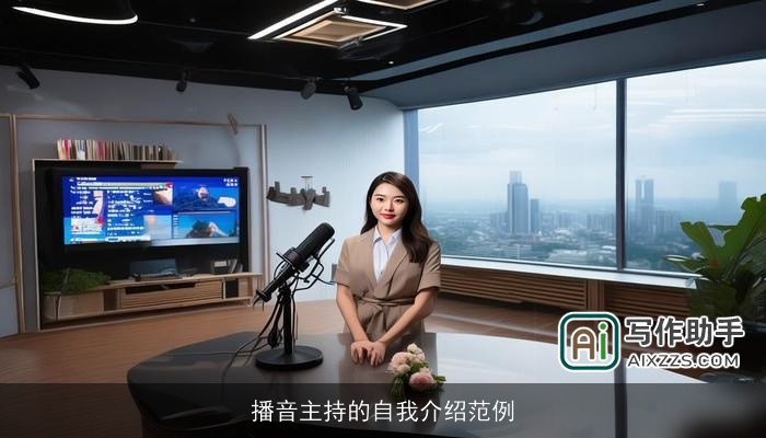 播音主持的自我介绍范例
