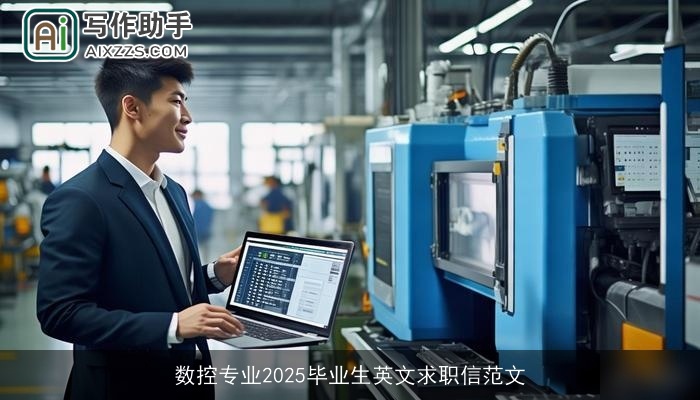 数控专业2025毕业生英文求职信范文