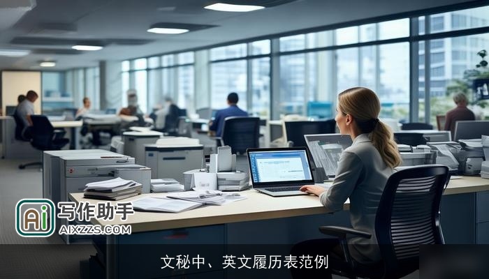 文秘中、英文履历表范例