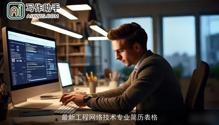 最新工程网络技术专业简历表格