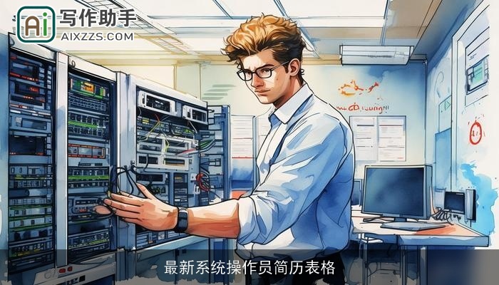 最新系统操作员简历表格