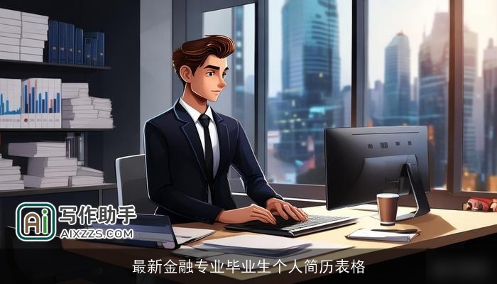 最新金融专业毕业生个人简历表格
