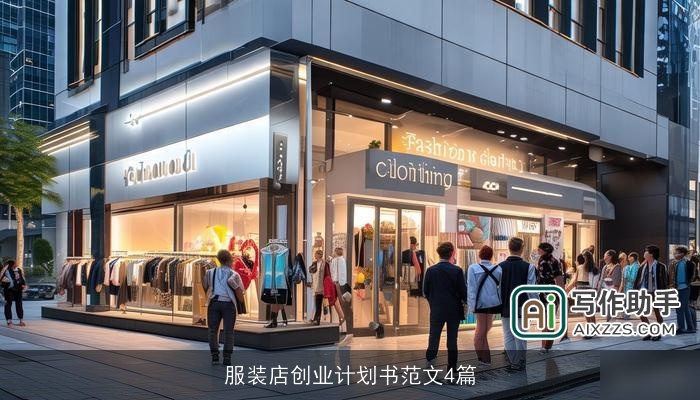服装店创业计划书范文4篇