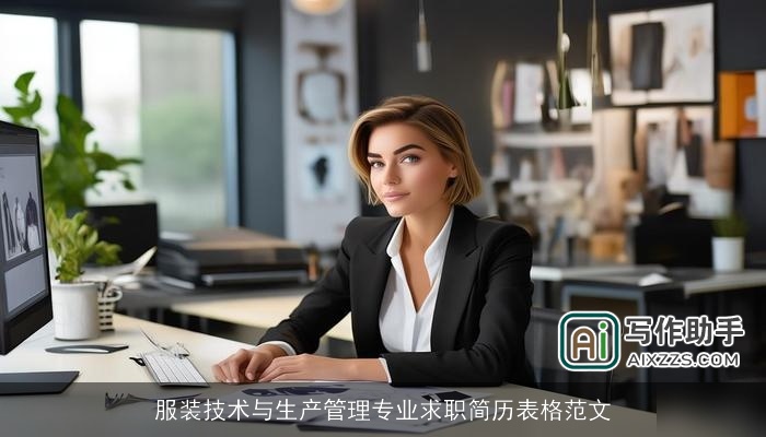 服装技术与生产管理专业求职简历表格范文