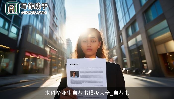 本科毕业生自荐书模板大全_自荐书