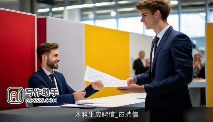 本科生应聘信_应聘信
