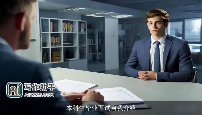本科生毕业面试自我介绍