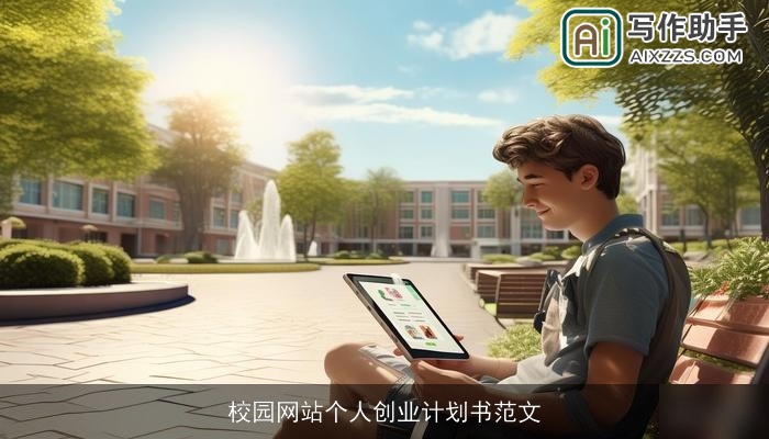 校园网站个人创业计划书范文