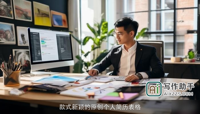 款式新颖的原创个人简历表格