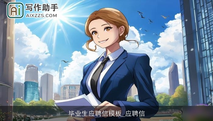 毕业生应聘信模板_应聘信