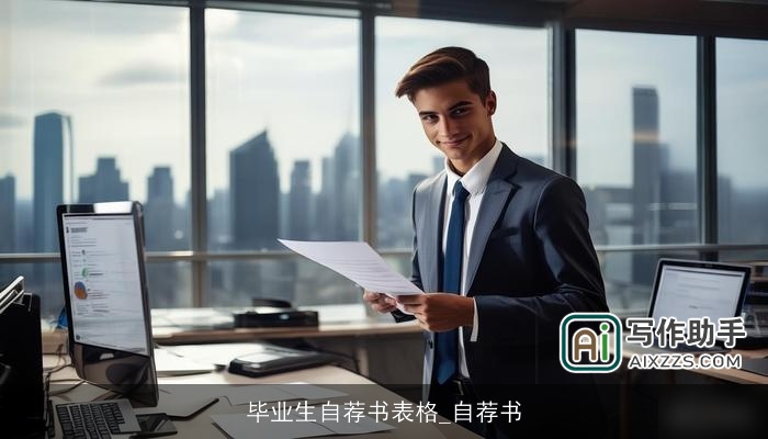 毕业生自荐书表格_自荐书